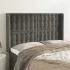 Tăblie de pat cu aripioare gri închis 83x16x118/128 cm catifea GartenMobel Dekor