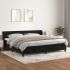 Pat box spring cu saltea, negru, 80x200 cm, catifea GartenMobel Dekor