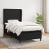 Pat box spring cu saltea, negru, 200x200 cm, textil GartenMobel Dekor