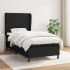 Pat continental cu saltea, gri deschis, 80x200 cm, textil GartenMobel Dekor
