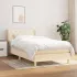 Pat box spring cu saltea, albastru, 80x200 cm, textil GartenMobel Dekor