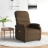 Fotoliu de masaj electric rabatabil, crem, textil GartenMobel Dekor