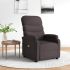 Fotoliu de masaj electric rabatabil, crem, textil GartenMobel Dekor