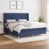 Pat continental, gri deschis, 180x200 cm, material textil GartenMobel Dekor