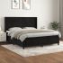 Pat box spring cu saltea, roz, 180x200 cm, catifea GartenMobel Dekor
