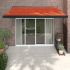 Copertină retractabilă, galben/alb, 3x2,5 m, textil/aluminiu GartenMobel Dekor