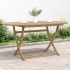 Masă de grădină pliabilă, 110x55x75 cm, lemn masiv de acacia GartenMobel Dekor