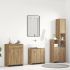 Set mobilier de baie, 4 piese, alb GartenMobel Dekor