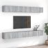 Set de dulapuri TV, 6 piese, gri beton, lemn prelucrat GartenMobel Dekor