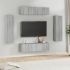 Set de dulapuri TV, 4 piese, stejar sonoma, lemn prelucrat GartenMobel Dekor