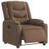 Fotoliu rabatabil electric, gri deschis, textil GartenMobel Dekor