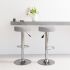 Scaune de bar, 2 buc., negru, material textil GartenMobel Dekor