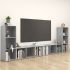 Dulapuri TV, 4 buc., alb, 107x35x37 cm, lemn prelucrat GartenMobel Dekor