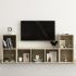 Set de dulapuri TV, 3 piese, gri beton, lemn prelucrat GartenMobel Dekor