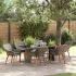 Set de dining pentru grădină 9 piese bej din rattan polimeric GartenMobel Dekor