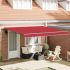 Marchiză retractabilă automată  Negru 400x350 cm, Material de schimb pentru marchiză  pentru cadru de 4x3.5 m Negru GartenMobel Dekor
