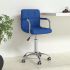 Scaun de birou pivotant, crem, material textil GartenMobel Dekor