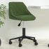 Scaun de birou pivotant, negru, catifea GartenMobel Dekor