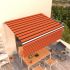 Copertină retractabilă manual cu stor, antracit, 4,5x3 m GartenMobel Dekor