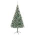 Brad Crăciun artificial pre-iluminat globuri/conuri pin 210 cm GartenMobel Dekor