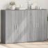 Dulapuri, 2 buc., gri beton, 60x31x84 cm, lemn prelucrat GartenMobel Dekor