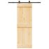Ușă glisantă cu set de feronerie 70x210 cm, lemn masiv de pin GartenMobel Dekor