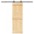 Ușă glisantă cu set de feronerie 70x210 cm, lemn masiv de pin GartenMobel Dekor