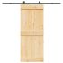 Ușă glisantă cu set de feronerie 70x210 cm, lemn masiv de pin GartenMobel Dekor