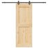 Ușă glisantă cu set de feronerie 85x210 cm, lemn masiv de pin GartenMobel Dekor