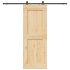 Ușă glisantă cu set de feronerie 95x210 cm, lemn masiv de pin GartenMobel Dekor