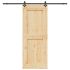 Ușă glisantă cu set de feronerie 85x210 cm, lemn masiv de pin GartenMobel Dekor