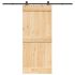 Ușă glisantă cu set de feronerie 70x210 cm, lemn masiv de pin GartenMobel Dekor