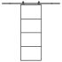 Ușă glisantă cu set feronerie, 90x205 cm, sticlă ESG/aluminiu GartenMobel Dekor