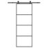 Ușă glisantă cu set feronerie, 76x205 cm, sticlă ESG/aluminiu GartenMobel Dekor