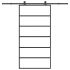 Ușă glisantă cu set feronerie 102x205 cm ESG sticlă și aluminiu GartenMobel Dekor