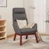 Scaun de relaxare, gri închis, material textil GartenMobel Dekor