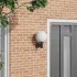 Lampa de perete exterioară din oțel inoxidabil argintiu IP44 GartenMobel Dekor
