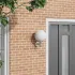 Lampa de perete cu senzor Argintie Oțel Inox IP44 GartenMobel Dekor