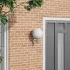 Lampa de perete exterioară din oțel inoxidabil argintiu IP44 GartenMobel Dekor