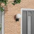 Lampa de perete cu senzor Argintie Oțel Inox IP44 GartenMobel Dekor
