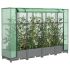 Strat înălțat cu husă de seră, aspect ratan, 40x40x123 cm GartenMobel Dekor