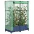 Strat înălțat cu husă de seră, aspect ratan, 80x40x123 cm GartenMobel Dekor