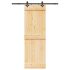 Ușă glisantă cu set de feronerie 70x210 cm, lemn masiv de pin GartenMobel Dekor