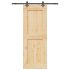 Ușă glisantă cu set de feronerie 85x210 cm, lemn masiv de pin GartenMobel Dekor