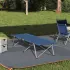 Pat pliabil pentru camping cu geantă de transport model de frunze 600D Oxford GartenMobel Dekor