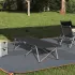 Pat pliabil pentru camping cu geantă de transport model de frunze 600D Oxford GartenMobel Dekor