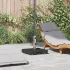 Bază de parasol cu roți cu mâner Gri Granit 29 kg Pătrat GartenMobel Dekor