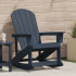 Scaun de Balamuc Adirondack Alb 73.5x92x90 cm HDPE GartenMobel Dekor