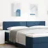 Tăblie cap cu headboard Negru 200 cm Piele artificială GartenMobel Dekor