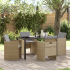 Set Masă Grădină 5 Piese Bej, Poliratan GartenMobel Dekor